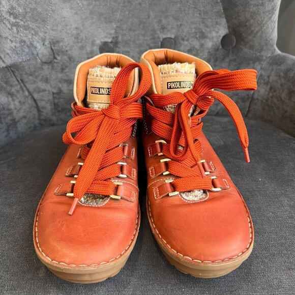 Pikolinos Cazorla Tan/orange color block Boots – Size 37 - Picture 2 of 10